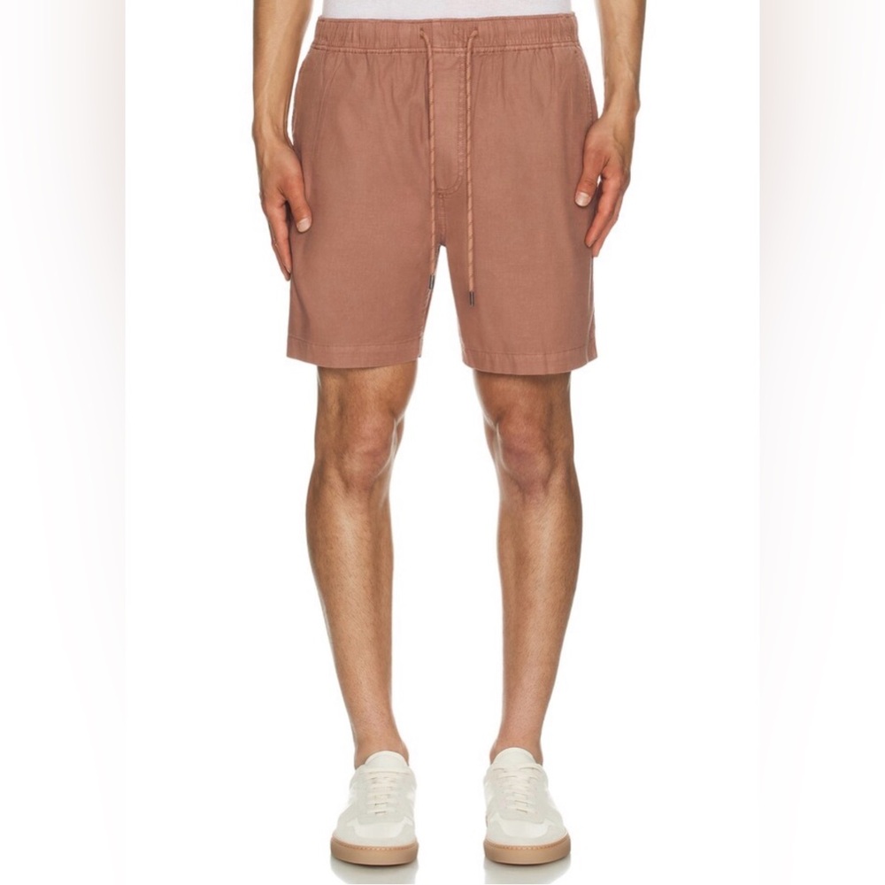 Faherty Essential Drawstring Short in Cedar Rose Men's XL